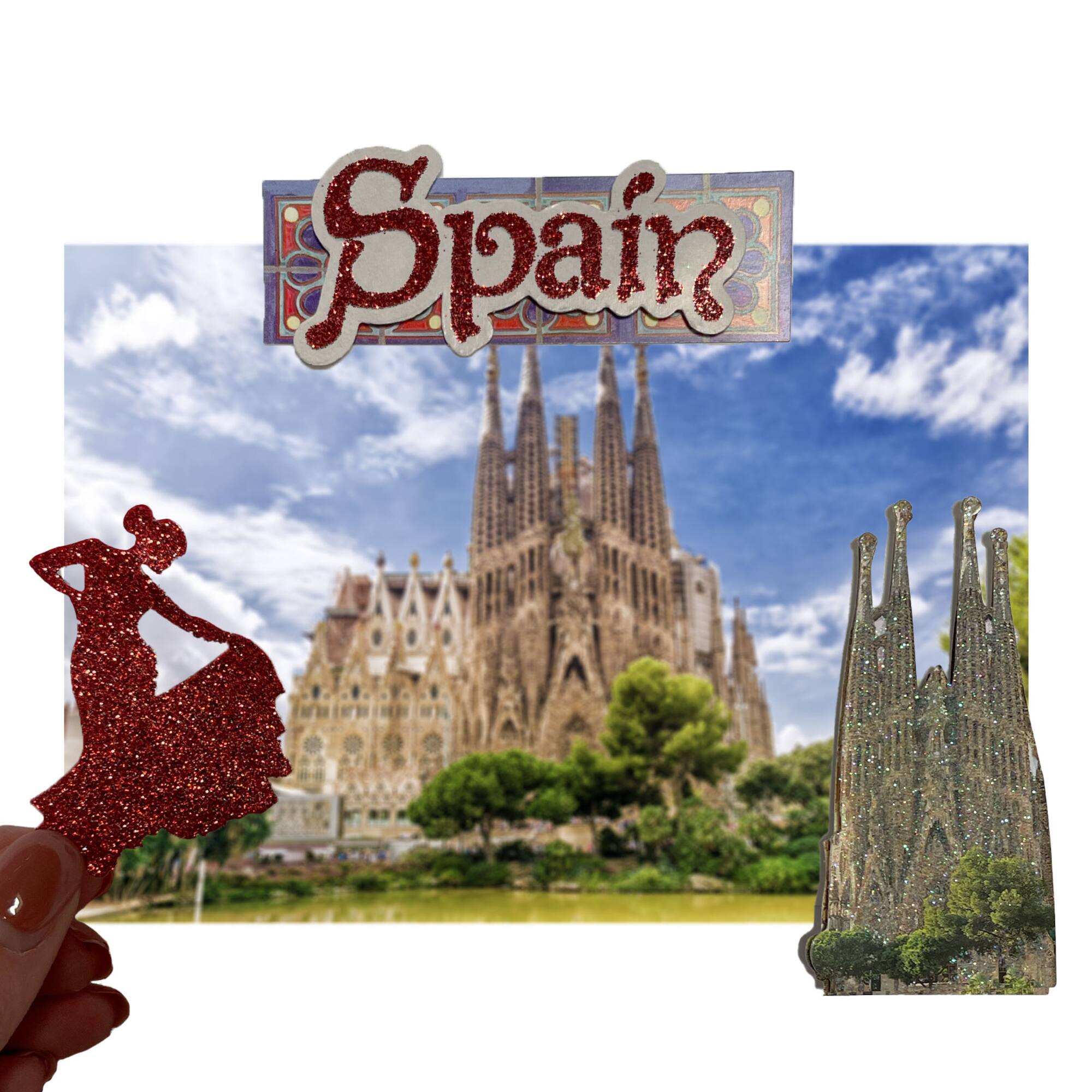 Spain Dimensional Stickers by Recollections™
